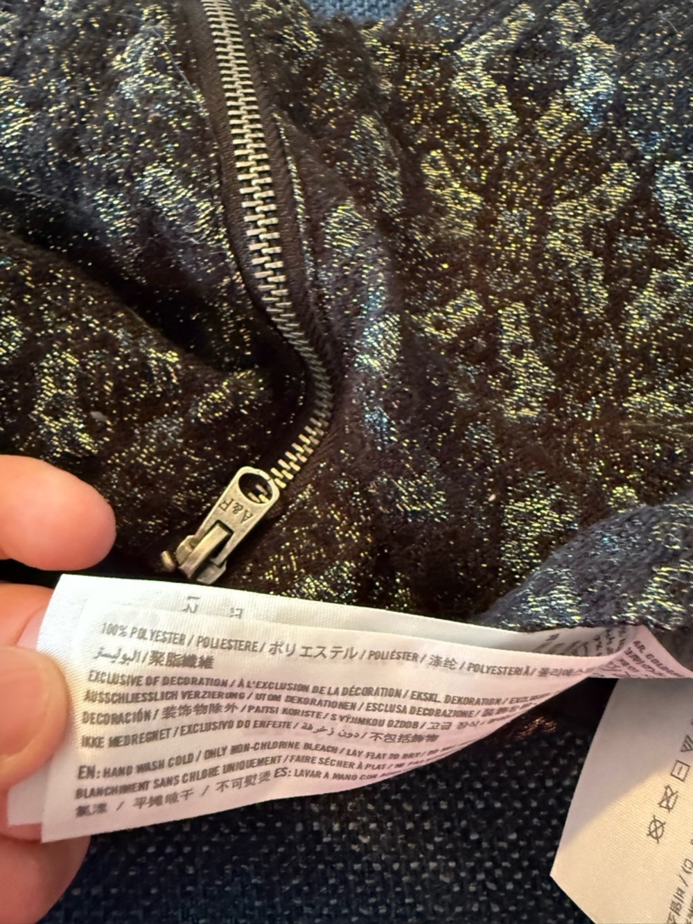 Abercrombie & Fitch Gold  Mini Skirt - Picture 3 of 6